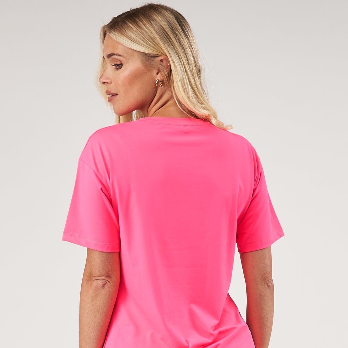 Forge FR Women's Hot Pink Crew Neck T-Shirt Hot Pink / XL